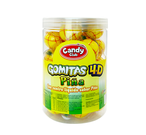 GOMITAS 4D PIÑA 1