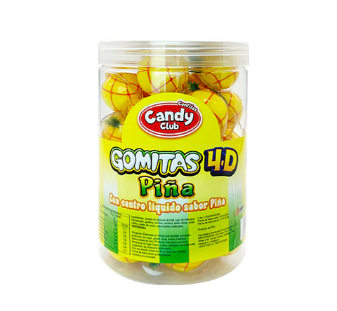 GOMITAS 4D PIÑA