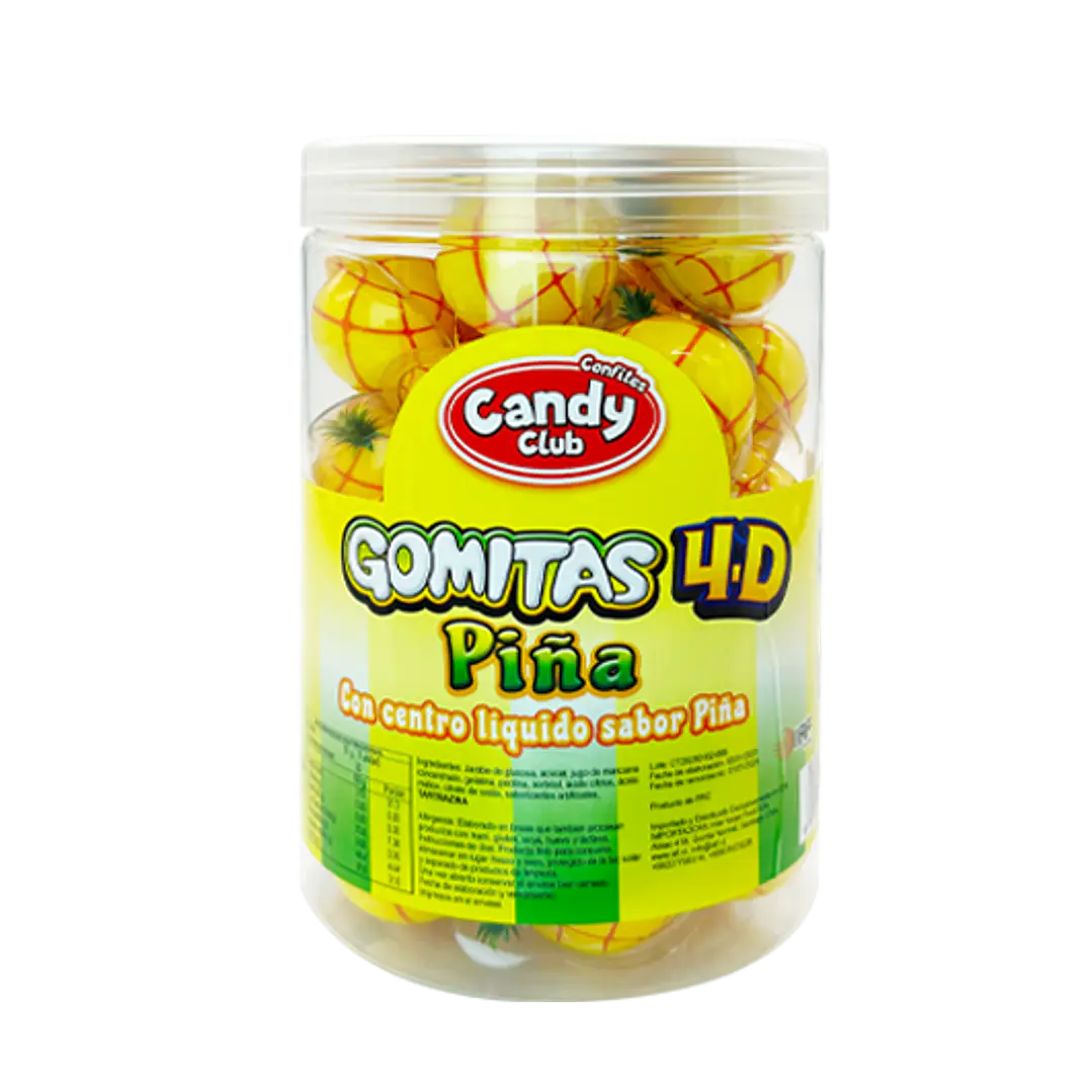 GOMITAS 4D PIÑA 1