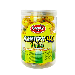 GOMITAS 4D PIÑA