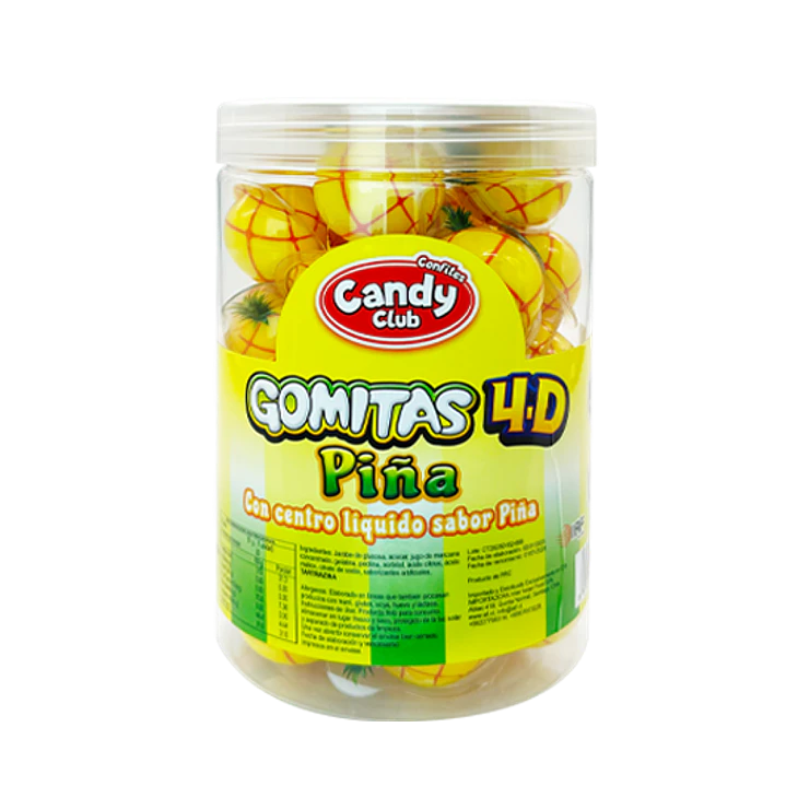 GOMITAS 4D PIÑA 1