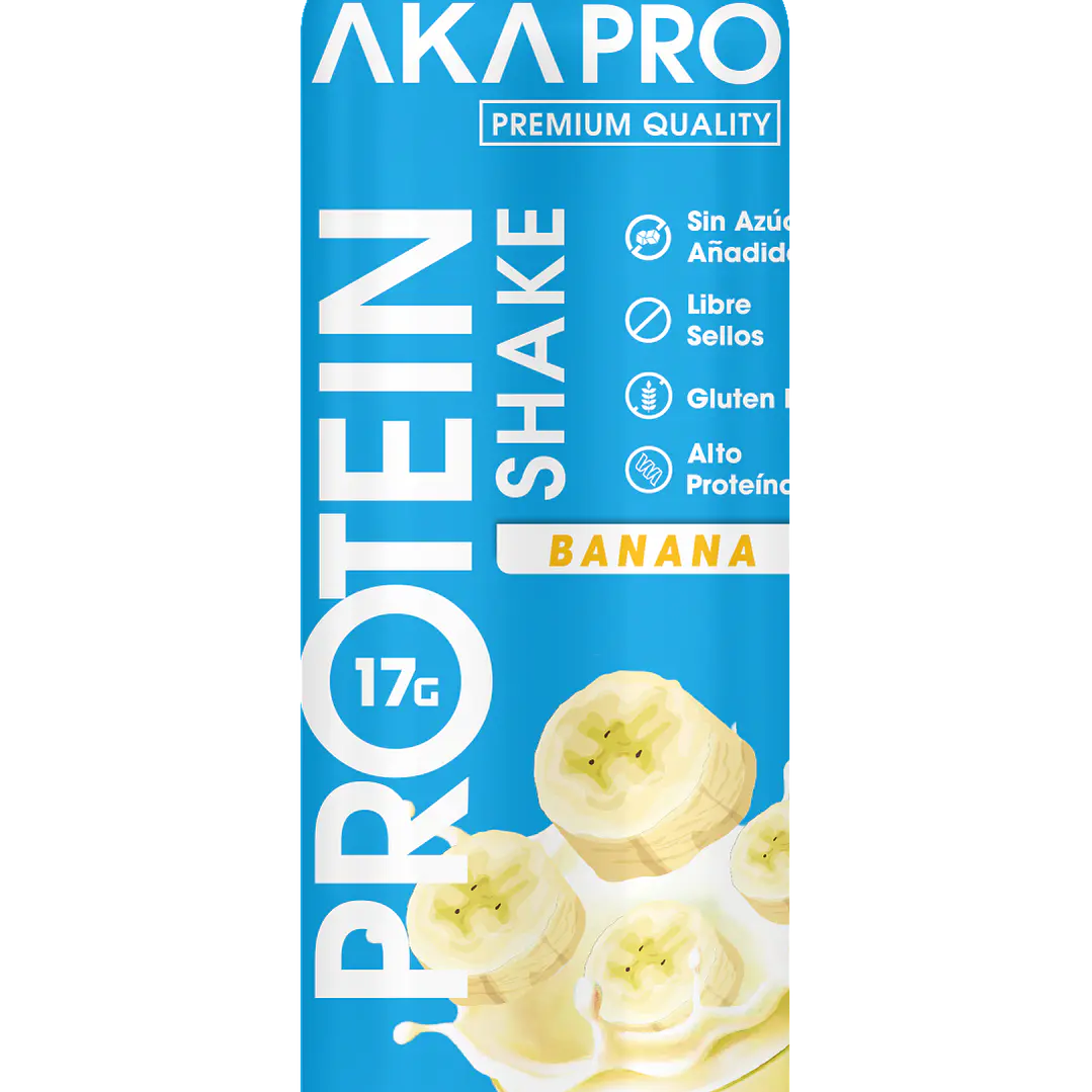 Display 12 unidades de Proteina AkaPro Banana 2