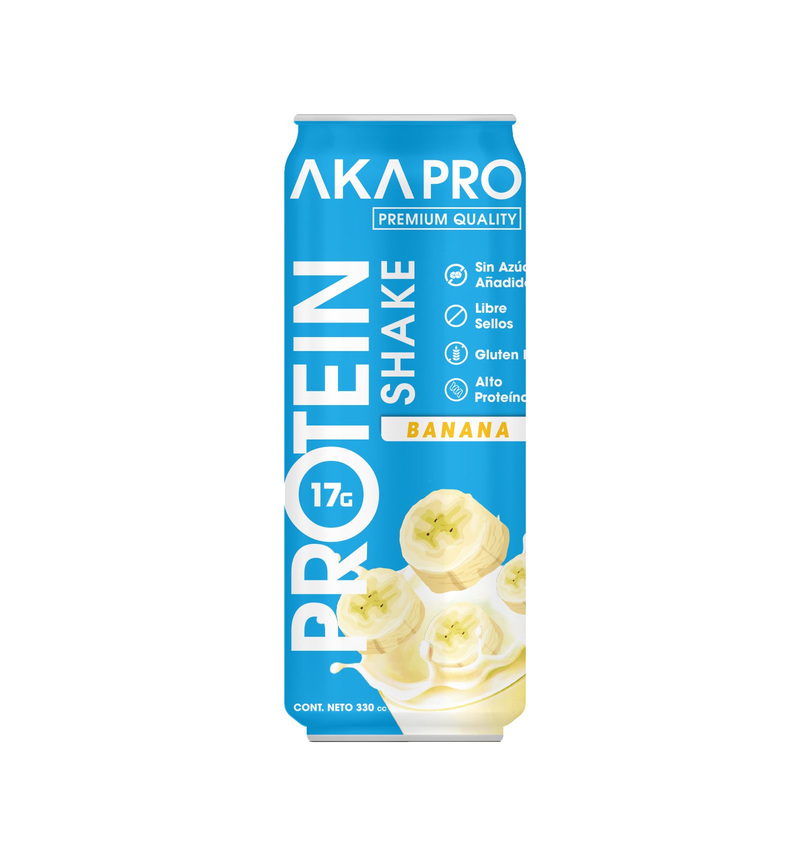 Proteína AkaPro Banana | Display 12 Unidades 330 cc 1