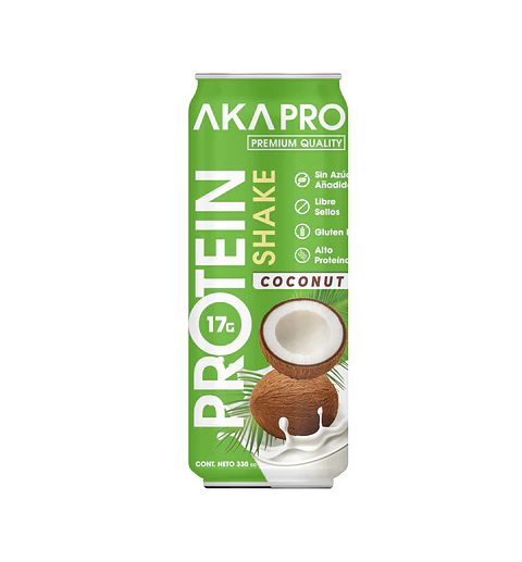 Proteína AkaPro Coco | Display 12 Unidades 330 cc