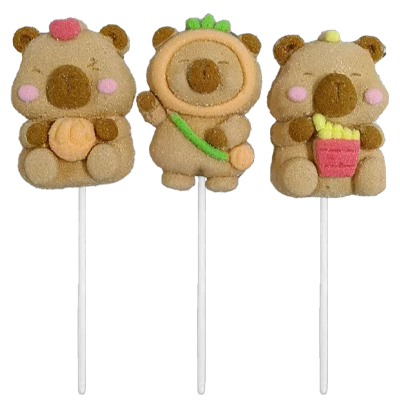 Marshmallow Capibara Diplay 12 Unidades 2