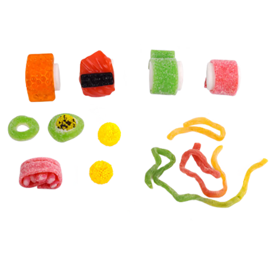 Sushi Club Pack – Bandeja de Gomitas y Marshmallow 100 g 2