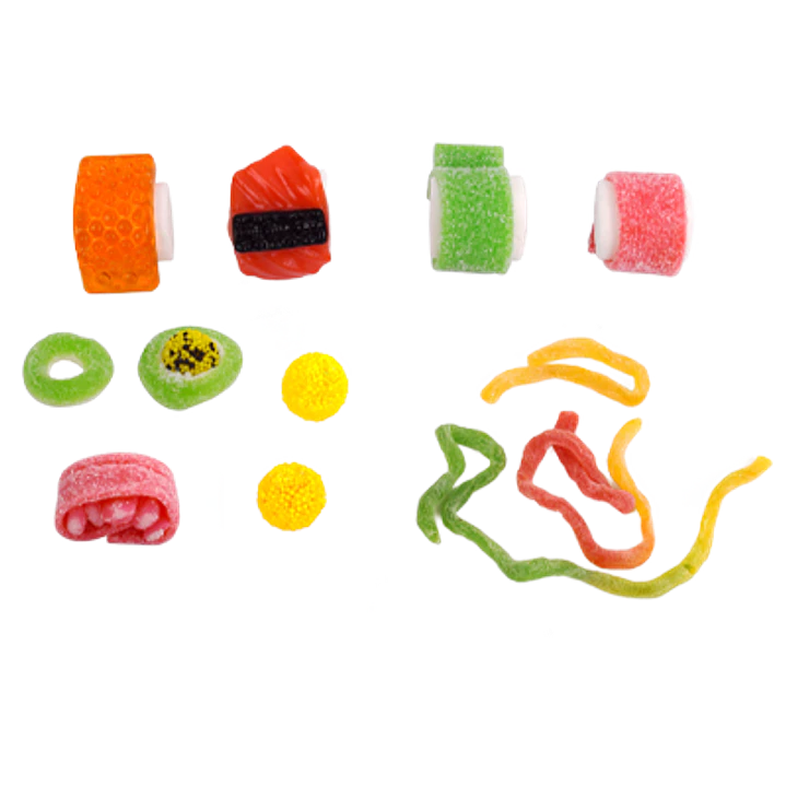 Sushi Club Pack – Bandeja de Gomitas y Marshmallow 100 g 2