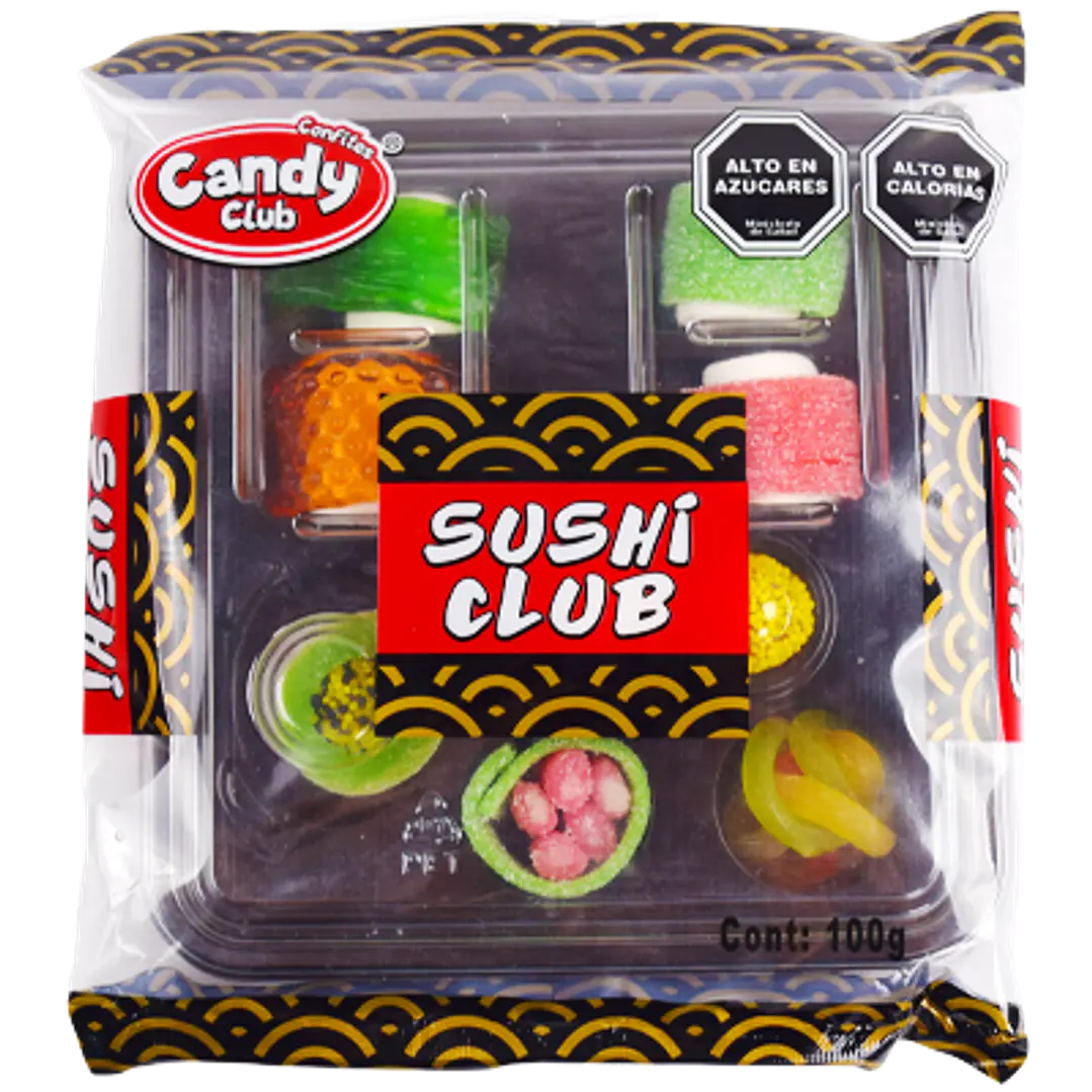 Sushi Club Pack – Bandeja de Gomitas y Marshmallow 100 g 1