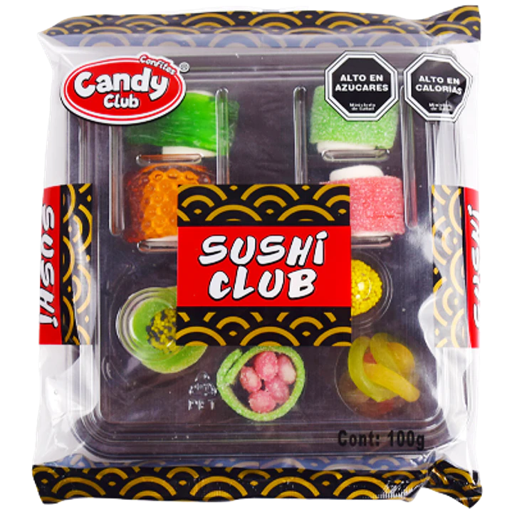 Sushi Club Pack – Bandeja de Gomitas y Marshmallow 100 g 1