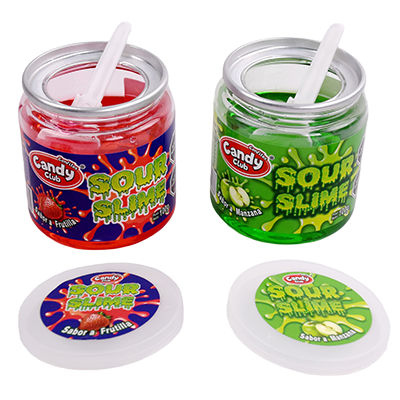 Sour Slime – Gel Ácido Sabores Frutilla y Manzana Verde 3
