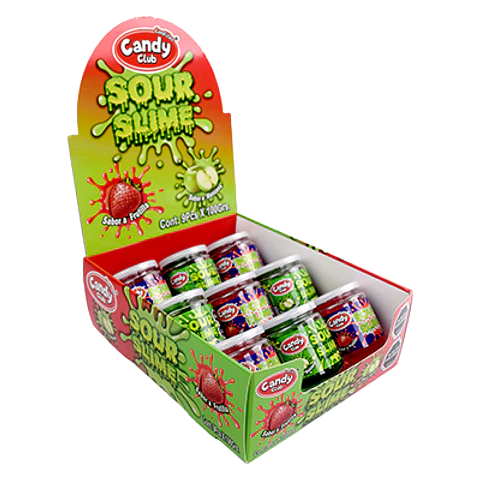 Sour Slime – Gel Ácido Sabores Frutilla y Manzana Verde
