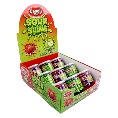 Sour Slime – Gel Ácido Sabores Frutilla y Manzana Verde 1