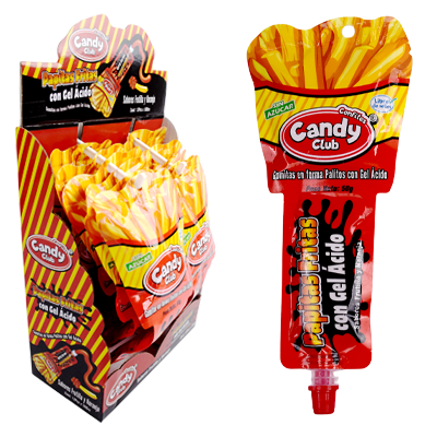 Papas Fritas con Gel Ácido 1