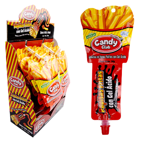 Papas Fritas con Gel Ácido