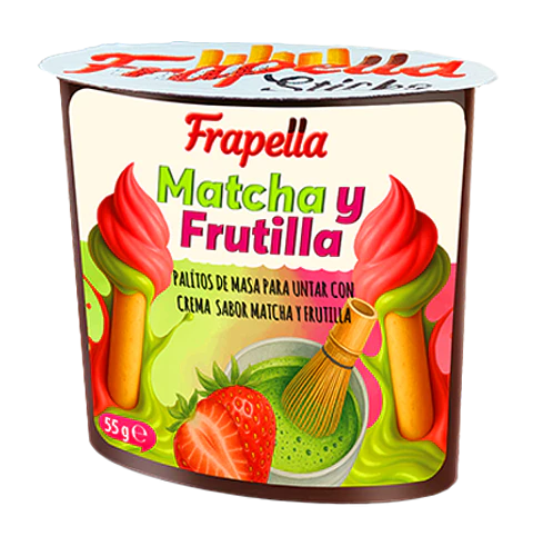 Frapella Matcha y Frutilla 55 g