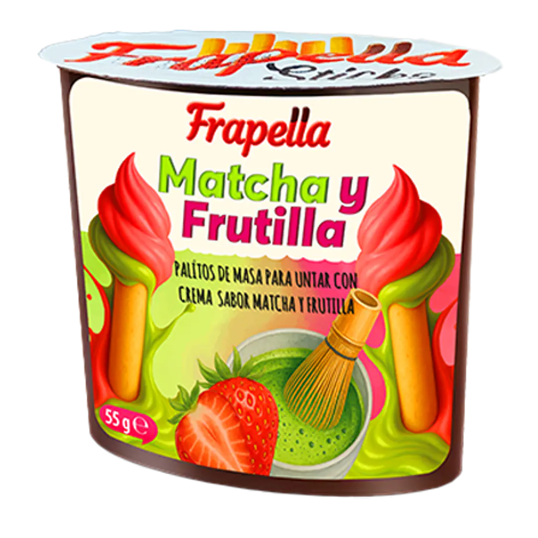 Frapella Matcha y Frutilla 55 g 1