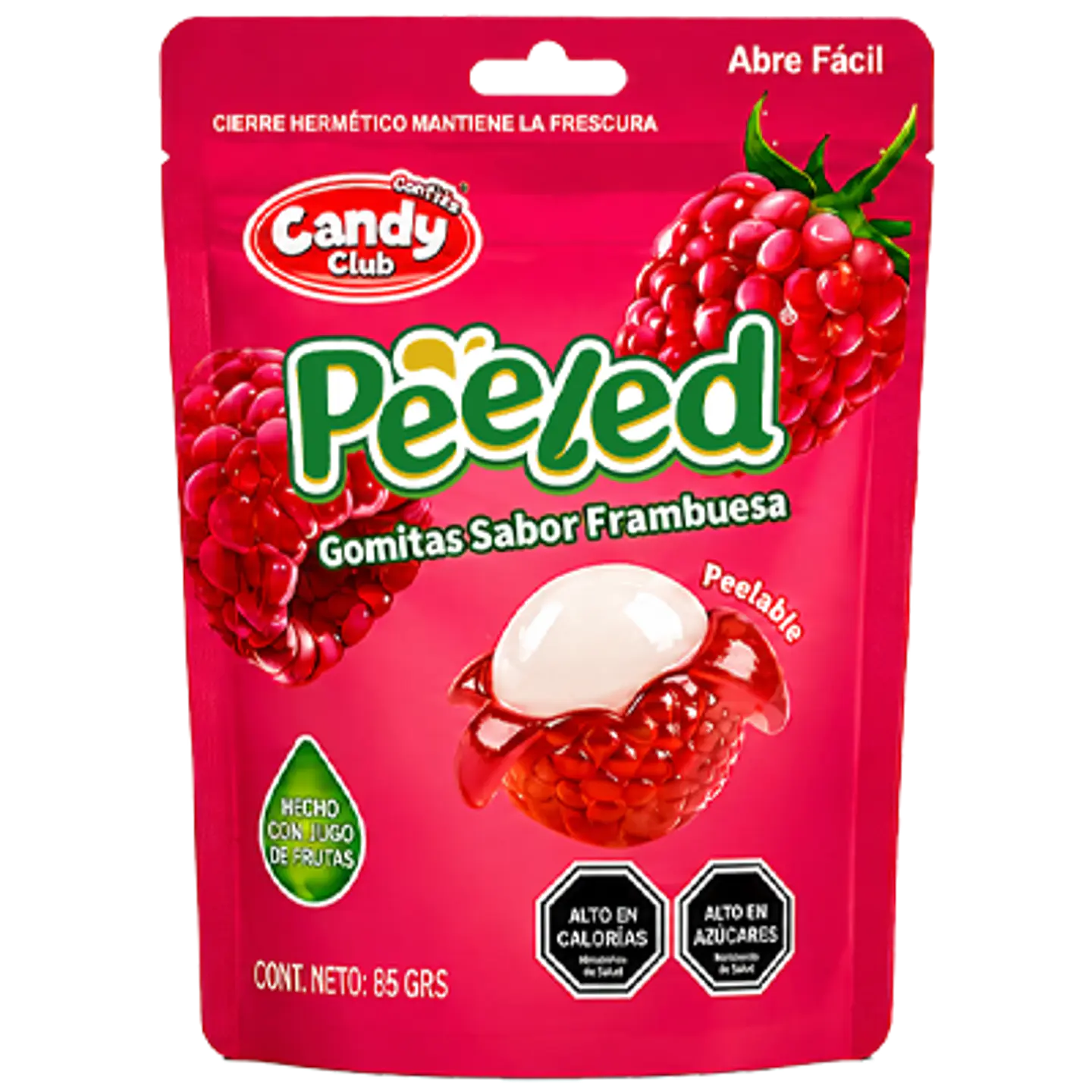 PEELED - Gomitas Pelables Frambuesa Caja 24 Unidades 1