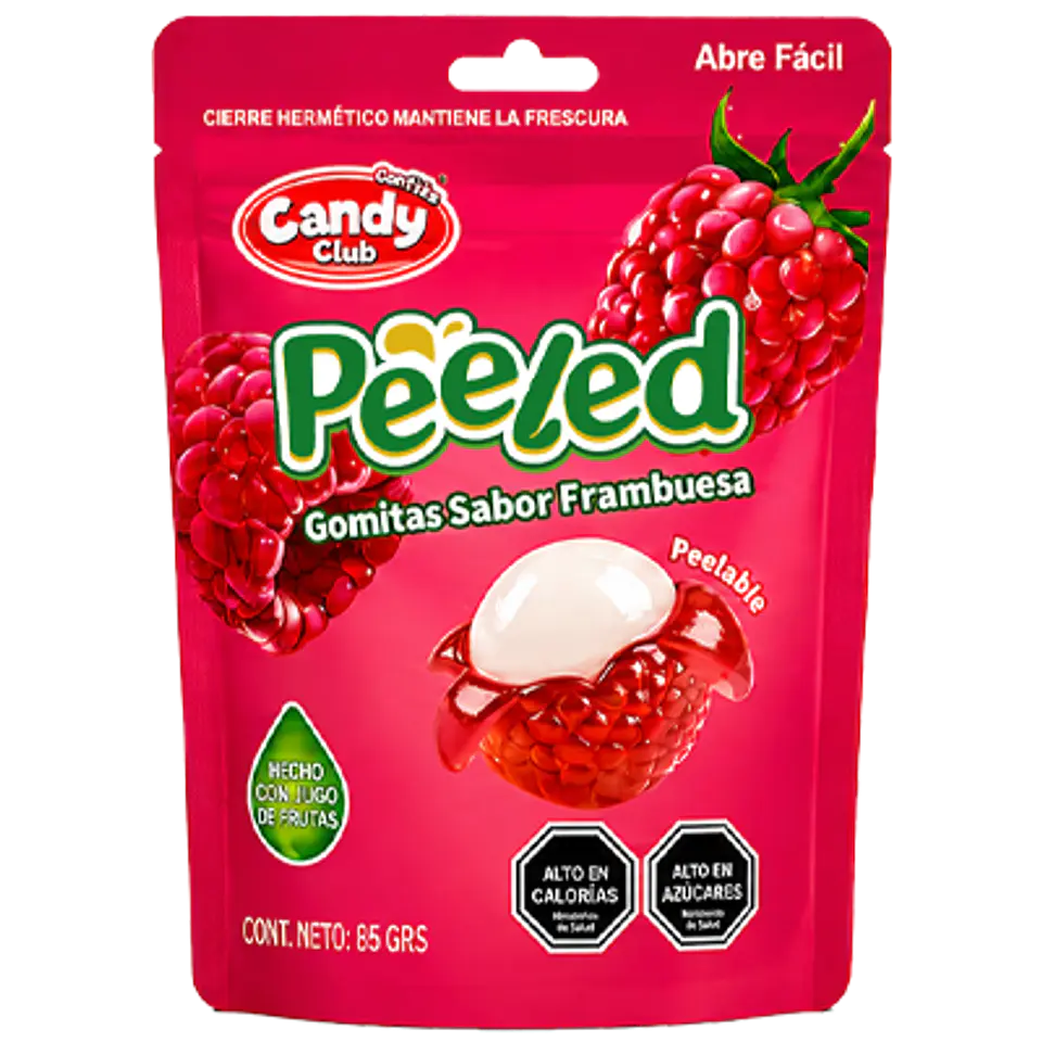 PEELED - Gomitas Pelables Frambuesa Caja 24 Unidades 1