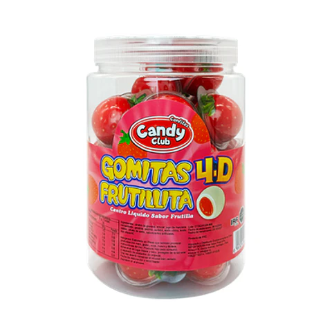 GOMITAS DE FRUTILLAS 4D