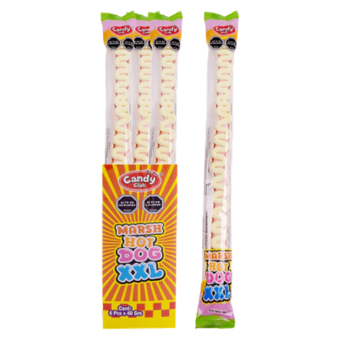 Marsh Hot Dog XXL – Display 6 Unidades 40g