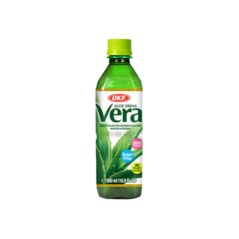 20 botellas de Aloe vera drink  500ml OKF sin azúcar