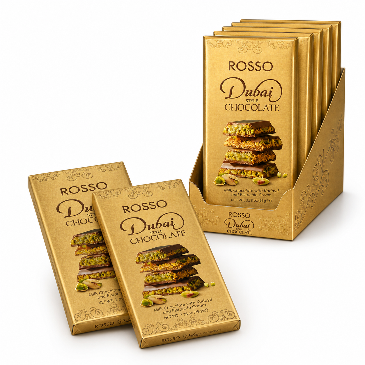 ROSSO DUBAI DISPLAY 6 UND 95gr y 200gr 1