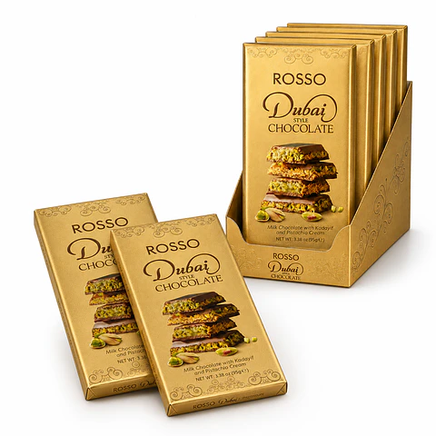 ROSSO DUBAI DISPLAY 6 UND 95gr y 200gr