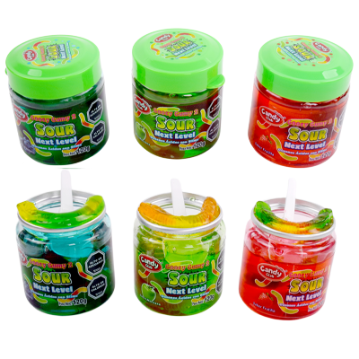 Gomitas Sour Next Level Gusanos – Display de 9 Unidades 2