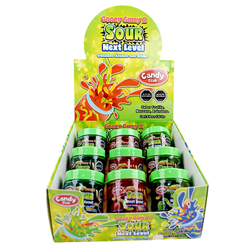 Gomitas Sour Next Level Gusanos – Display de 9 Unidades