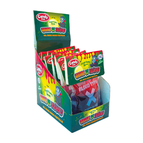 Gel Ácido Sangre de Drácula – Display de 12 Unidades
