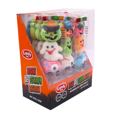 Marshmallow Halloween Noche de Terror – Display de 12 Unidades