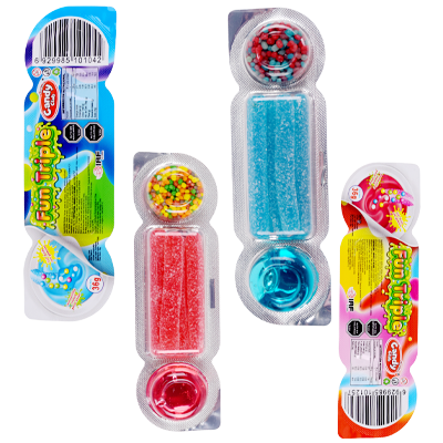 Gomitas Fun Triple con Gel Ácido y Crunch – Display de 24 Unidades 2
