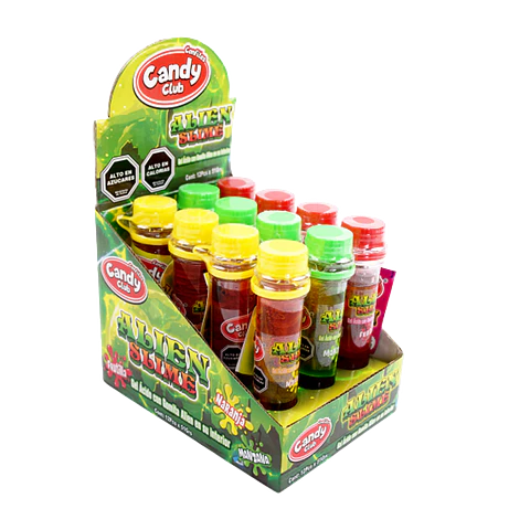Gomitas Alien con Slime – Display de 12 Unidades