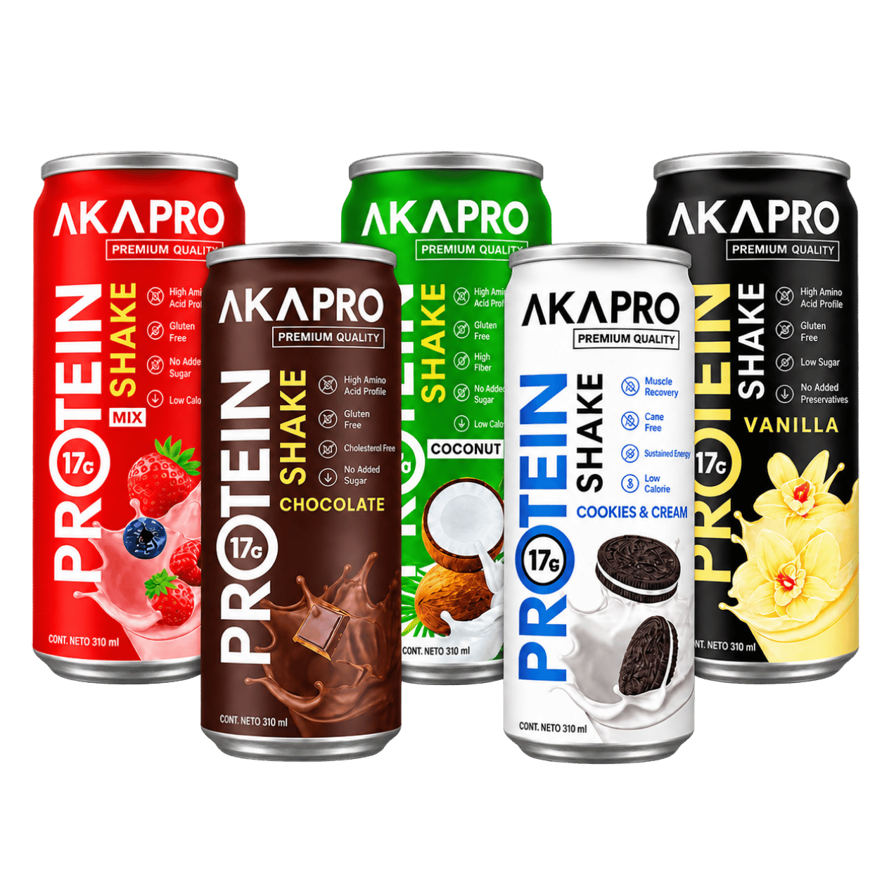 Display 12 unidades de Proteina AkaPro Surtida 1