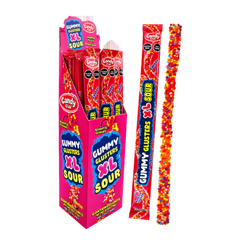 Gummy Gluster XL Sour 85 g – Display 24 Unidades