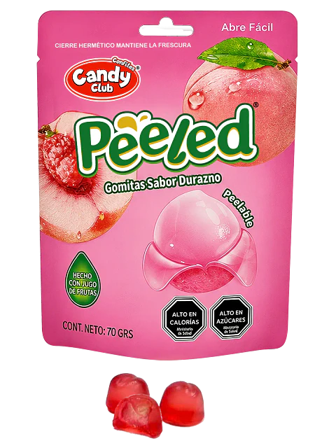 PEELED - Gomitas Pelables Durazno