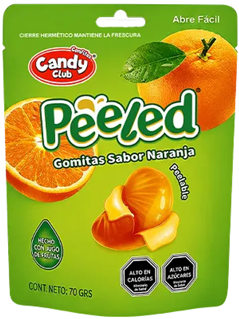 PEELED - Gomita Pelable Naranja