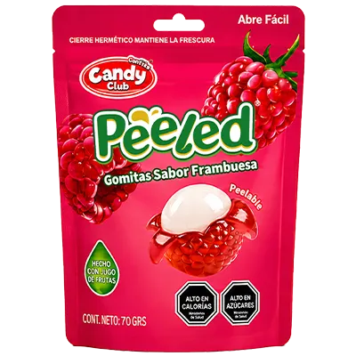 PEELED - Gomitas Pelables Frambuesa Caja 24 Unidades 1