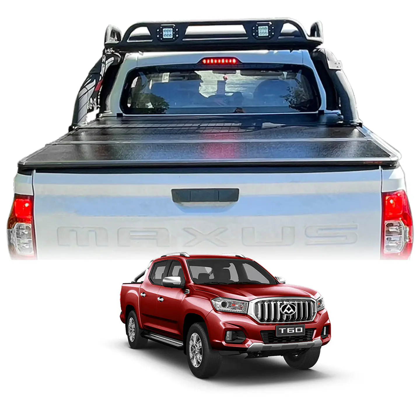 Tapa Rígida TRIFOLD Maxus T60 – Cubierta de Aluminio Impermeable y Segura 1