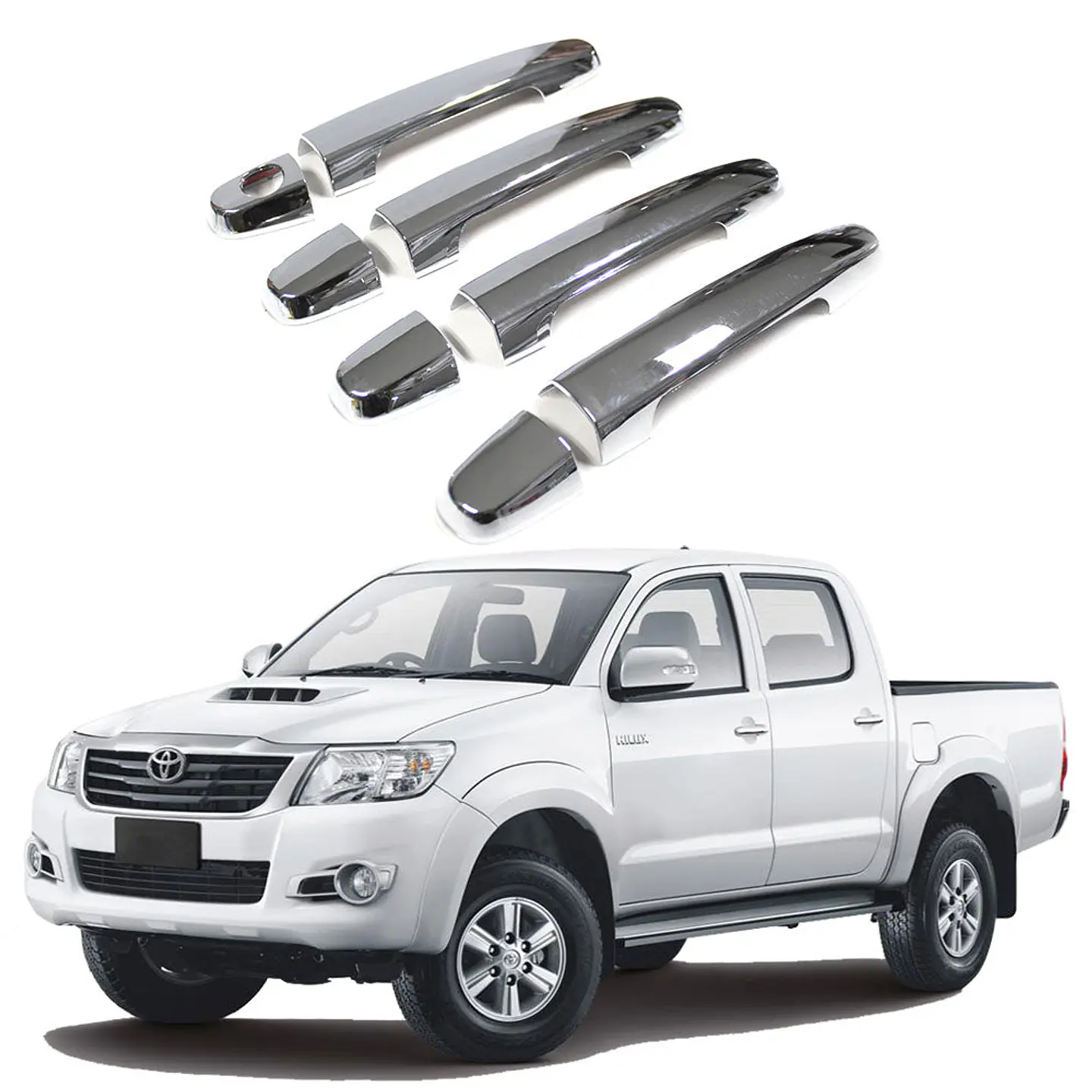 Cubre Manillas Cromadas Toyota Hilux 2006-2015 1