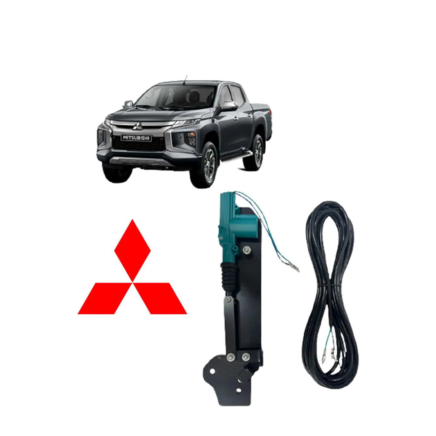 Cierre Centralizado de Portalón para Mitsubishi L200 2019 (KATANA y DAKAR) 1