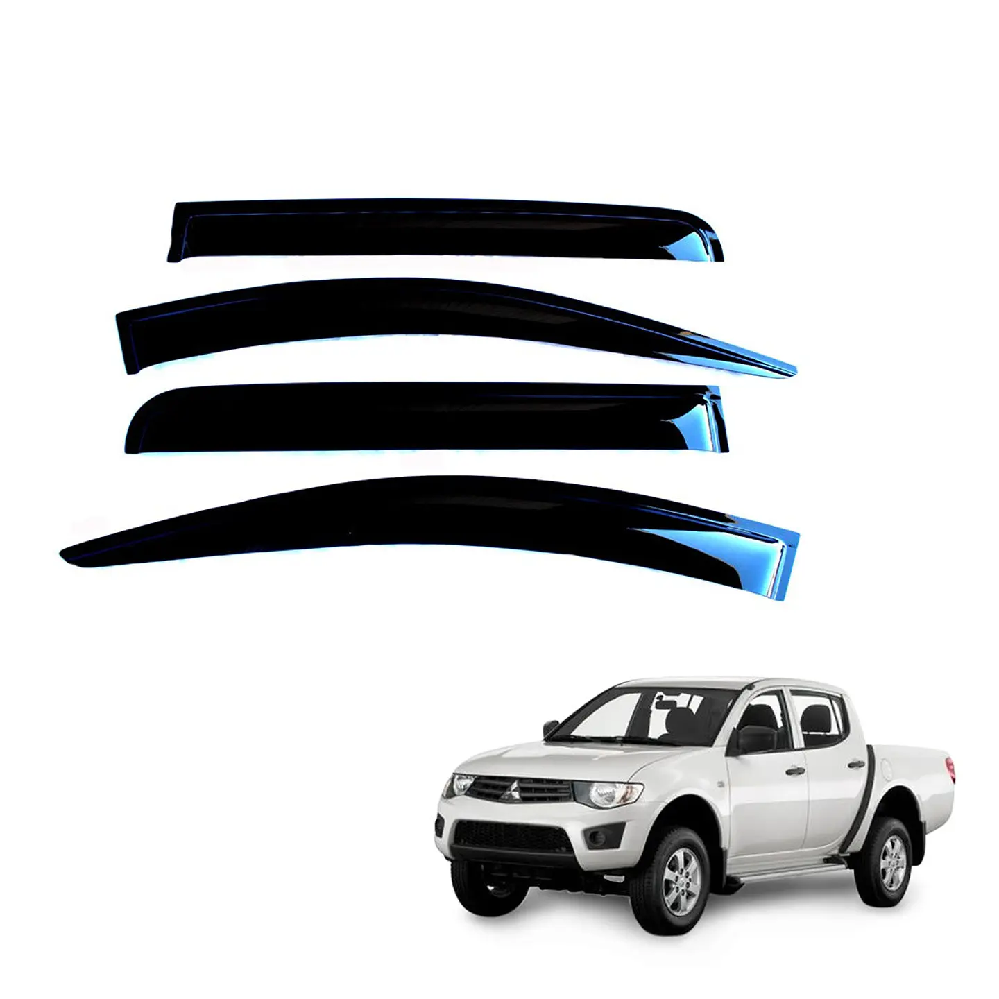 Aleta Bota Agua Mitsubishi L200 2006-2015 – Instalación Fácil ABS 1