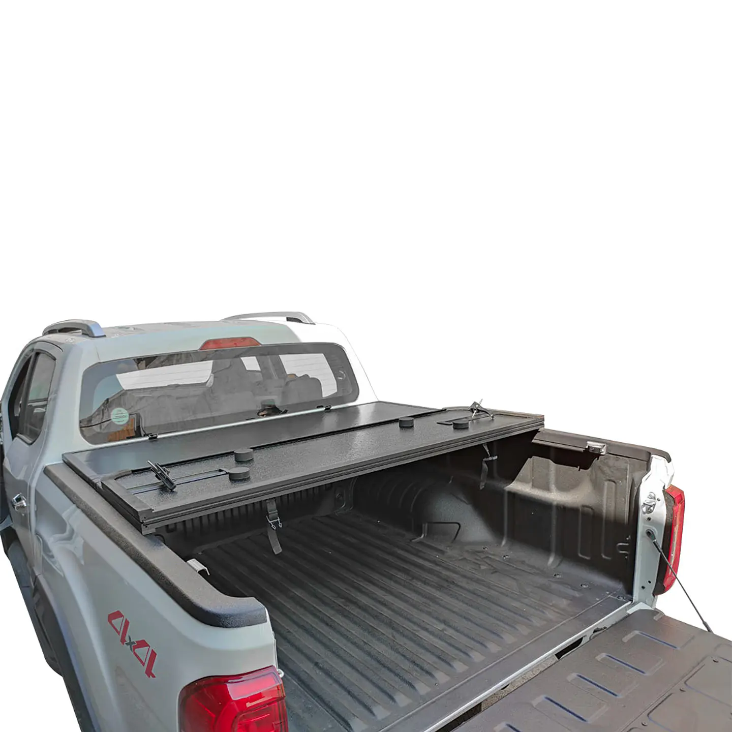 Tapa Rígida TRIFOLD para Maxus T90 2018-2024 – Cubierta de Aluminio Impermeable y Segura 3