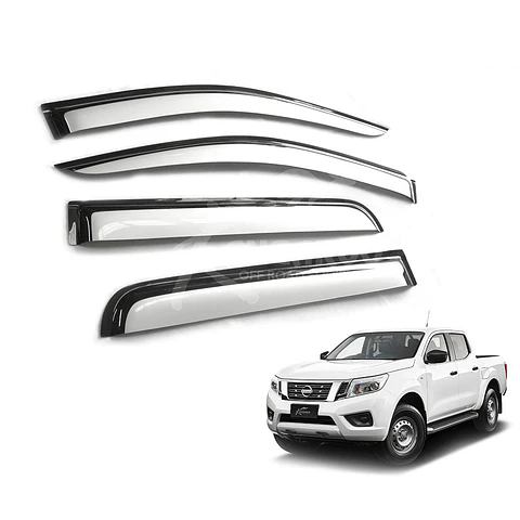 Aletas Bota Agua Bicolor Nissan NP300 ABS – Instalación fácil con cinta 3M