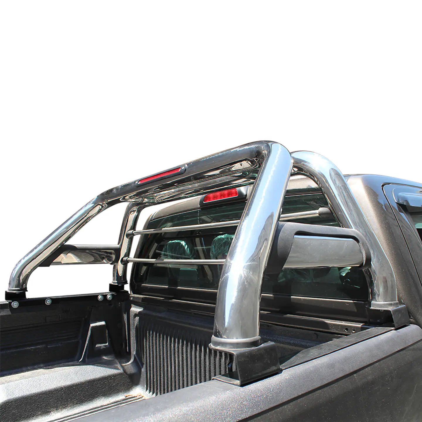 Barra Antivuelco Acero Inoxidable Mazda BT50 2013-2020 | Luz de Freno y Base para Lona | Kangaroo Chile 4
