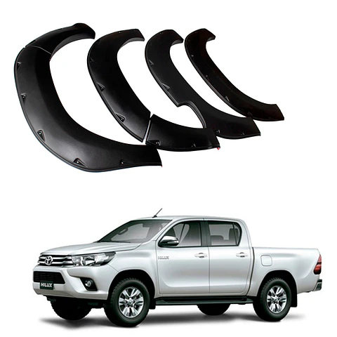 Extensiones de Tapabarro | Hilux Revo SR 2016-2019 | Kangaroo Chile