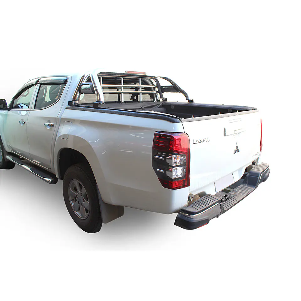 Barra Antivuelco Mitsubishi L200 2016-2023 Acero Inoxidable Brazo Metálico 5
