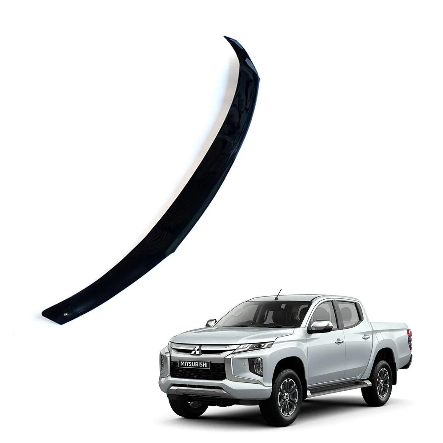 Deflector de Capot Mitsubishi L200 2020-2023 | Protección, Estilo y Fácil Instalación 1