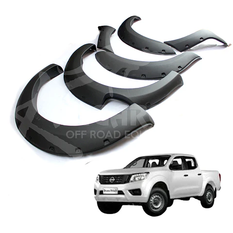 Extensiones de Tapabarros Nissan NP300 4x4 | Plástico ABS Negro con Kit de Instalación