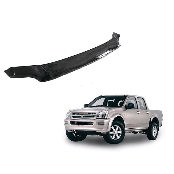 Deflector De Capot Negro Chevrolet Dmax 2006-2008